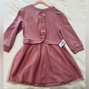 Gap kids | NWT | Pink Long Sleeve Dress for Kids | size 5